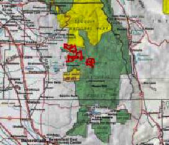 Golden Trout Potential Wilderness Additions Region Map